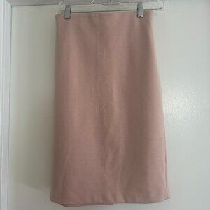Blush Pink Pencil Skirt